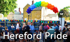 Hereford Pride Flags